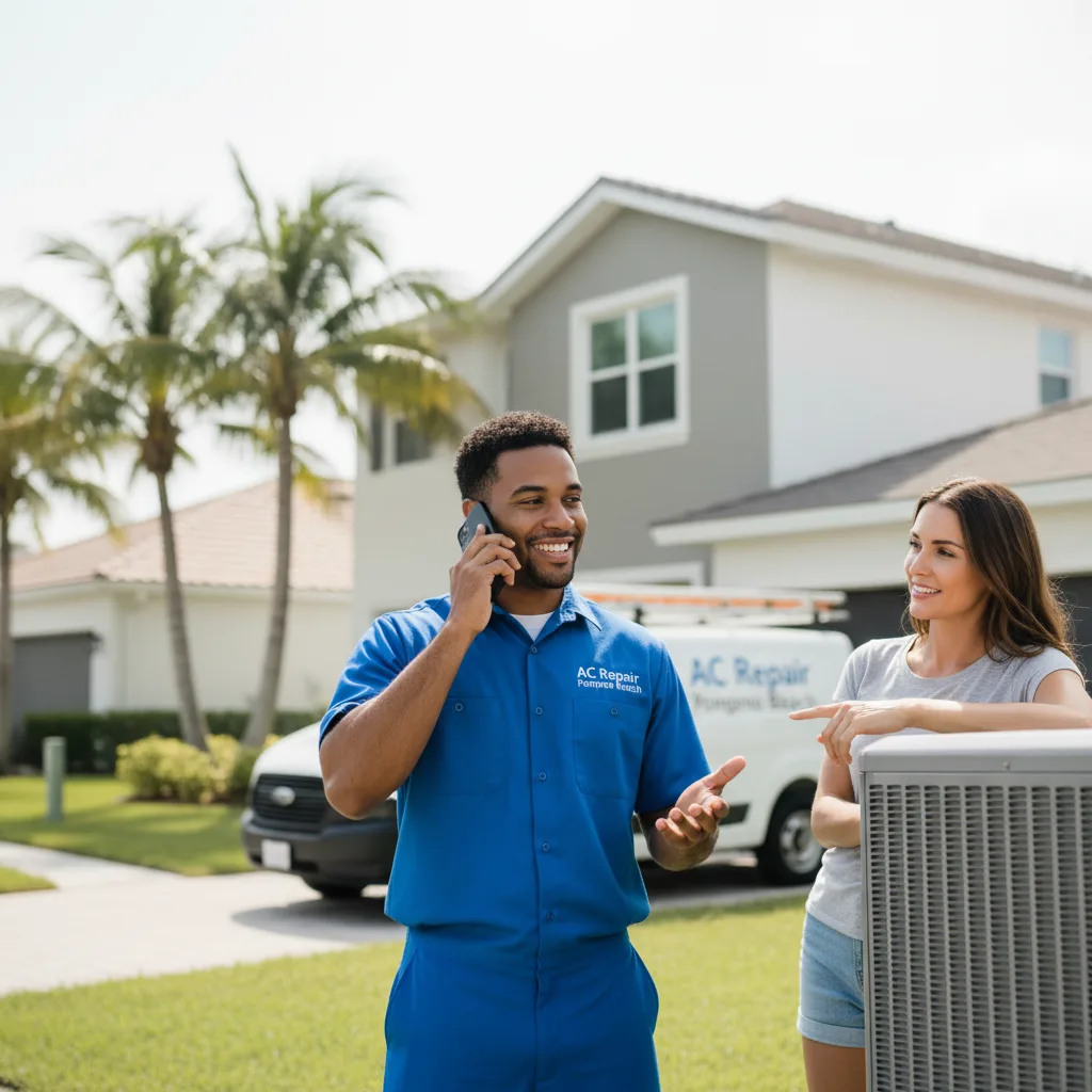 AC Repair Pompano Beach customer support in Warr Acres